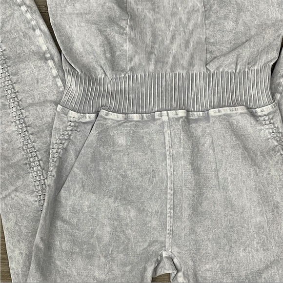 NWOT Free People Good Karma Onesie Ice Grey Size XS/Small - Picture 9 of 10